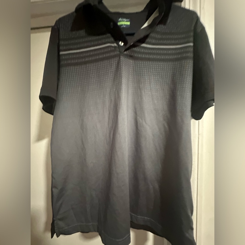 Black Gradient Men's Shirt